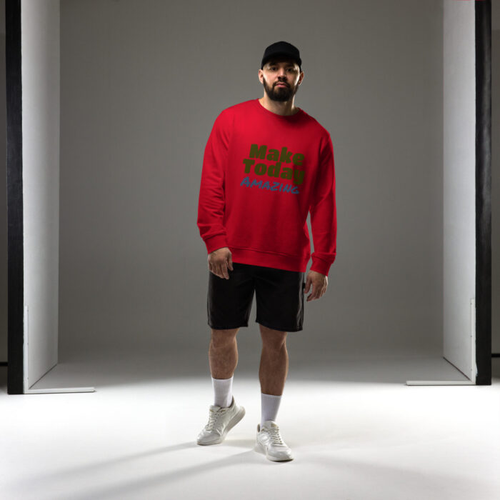 Unisex organic sweatshirt - Image 8